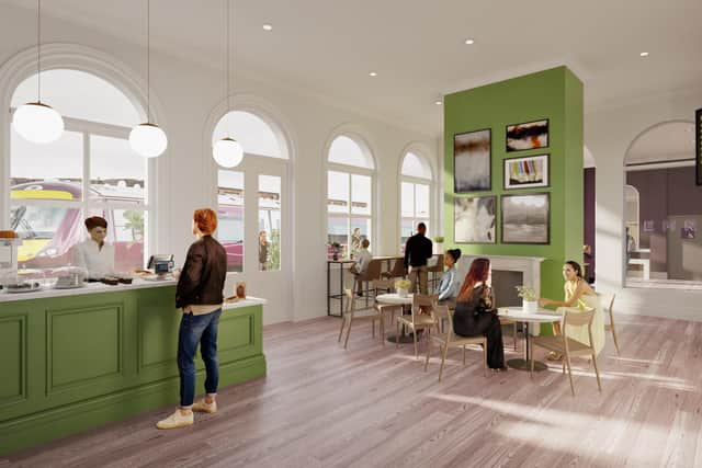 A new community café is part of the plans at Boston Railway Station.