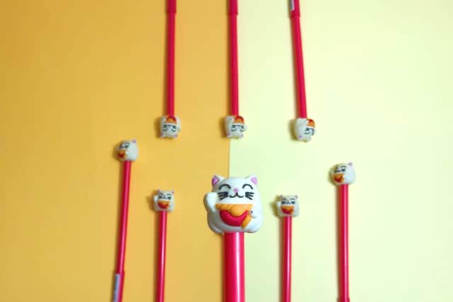 Lucky Cat pens from Kenji. Picture: Kenji.