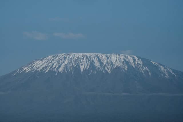 A view of the snow-capped Mount Kilimanjaro. (Getty Images)