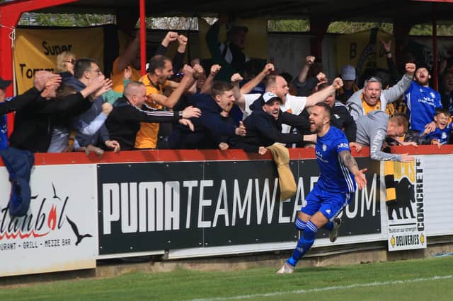 Paul Cox is enjoying the togetherness Boston United's fans and players have exhibited. Photo: Oliver Atkin