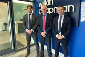 L-R James Kinnaird, senior partner Andrew Hoult and Nick Shaw