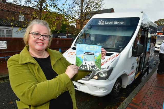 Anna Williams has written a childrens book, inspired by Louth Nipper bus.