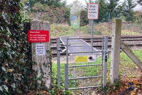 The Shiregate No.10 footpath crossing at Metheringham. Photo: Network Rail