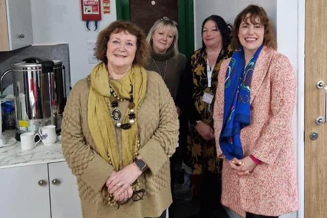 Victoria Atkins MP with just some of the volunteers at Binbrook