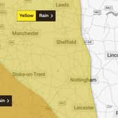 Yellow rain warning for our region