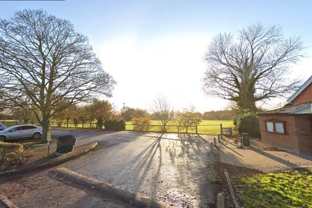Friskney Playing Field, as viewed from Church Road. Image: Google