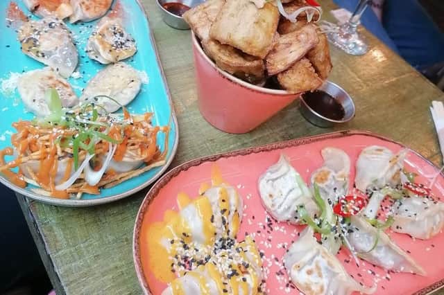 The 'classic' and 'new favourites' platters at Ugly Dumpling. Image: Sister London