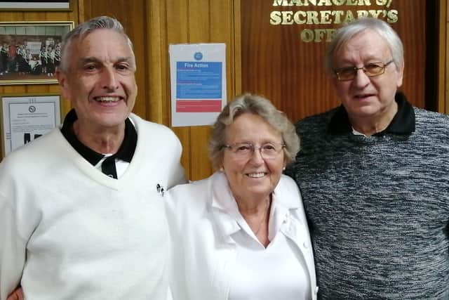 Second place went to Malc Hilton, Ann Quickfall and Ken Burr