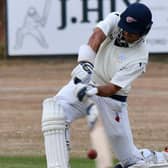 Sean Solia with the winning six for Sleaford on Saturday.