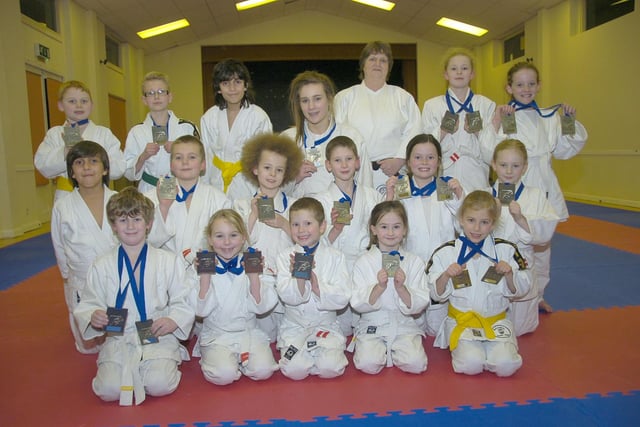 Digby’s Acorn Judo Club celebrating a medal haul at the regional level. Members claimed 29 medals - a mix of bronze, silver and gold - at the Amateur Judo Association East Midlands Area closed competition.