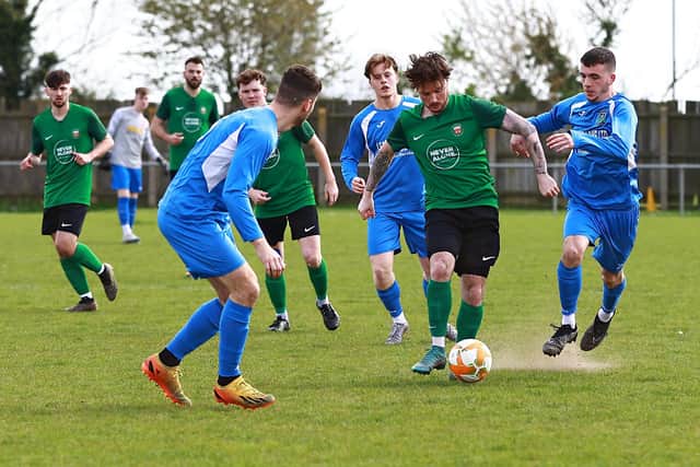 Sleaford Town ended the season on a high. Pic: Steve W Davies photography.