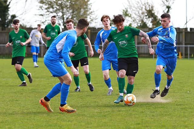 Sleaford Town ended the season on a high. Pic: Steve W Davies photography.