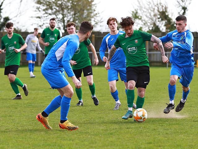 Sleaford Town ended the season on a high. Pic: Steve W Davies photography.