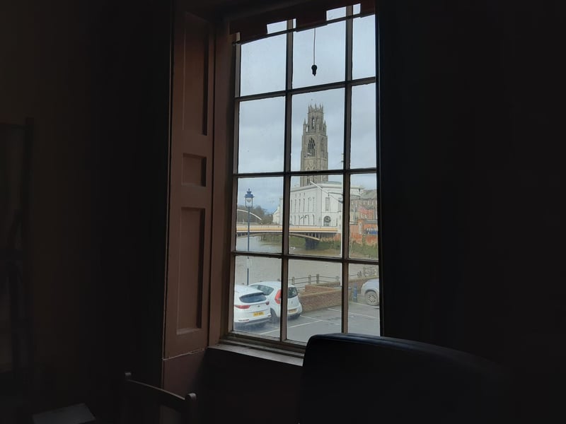 The view from the lost office.
