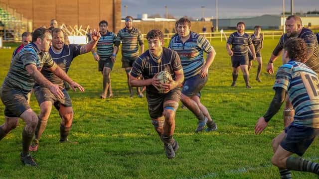 Try scorer Koebi Austin. Pic by David Dales.