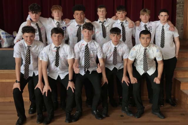 Rugby sevens team mates who will be fundraising for the Lincs and Notts Air Ambulance in memory of friends Will Ray and Eddie Shore.