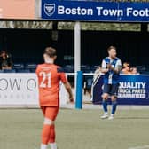 Lee Beeson led Boston Town to a 3-1 win in his final game before retiring. Pic: Robyn Dalton