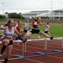Frances Nuttell won the 100m Hurdles event, finishing in a time of 19.4 sec.