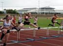 Frances Nuttell won the 100m Hurdles event, finishing in a time of 19.4 sec.