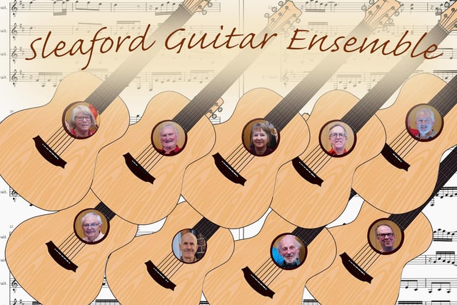 Sleaford Guitar Ensemble will be performing in the Riverside Church, Sleaford.
