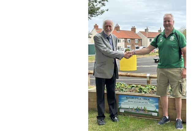 Councillor Owen Bierley, left, and Cllr Trevor Wright.