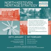 Two workshops are coming up, where people can have their say on the aspects of heritage which are most important to them and help inform a new strategy for heritage across the District.