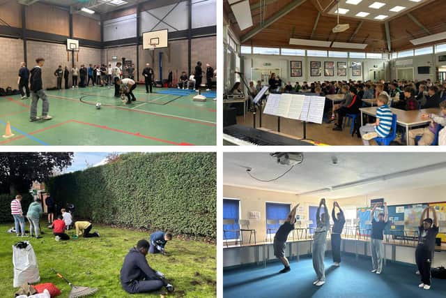 A selection of images from Hello Health! 2024 at Boston Grammar School.