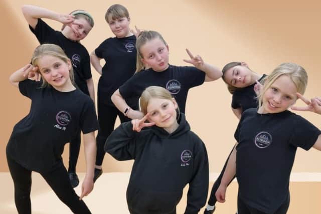 Some of the young dancers from the Aurora Performance Academy, based in Tattershall.