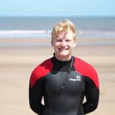 RNLI lifeguard Henry Houlden.