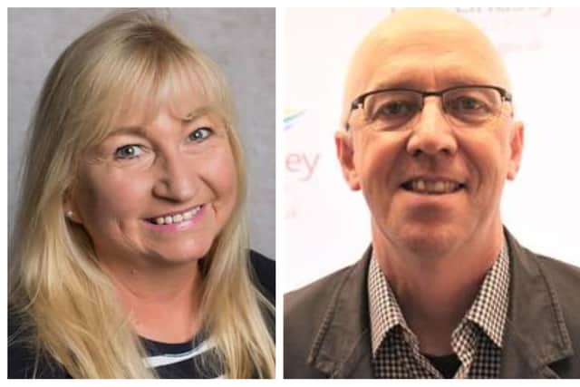 Coun Anne Dorrian and Coun Craig Leyland.