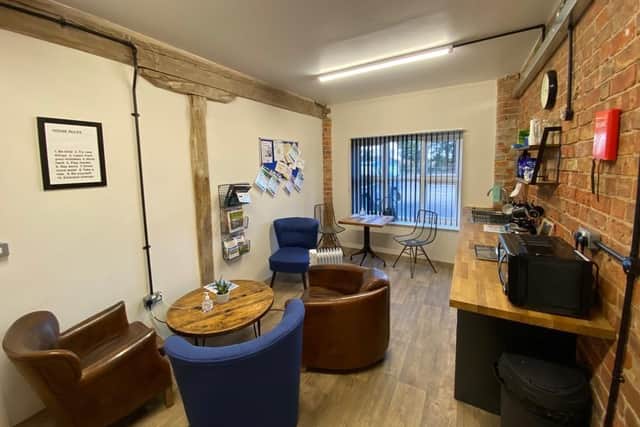 An image of the inside of one of the commercial units on Moorby Yard - another yard on the grounds of Revesby Estate.