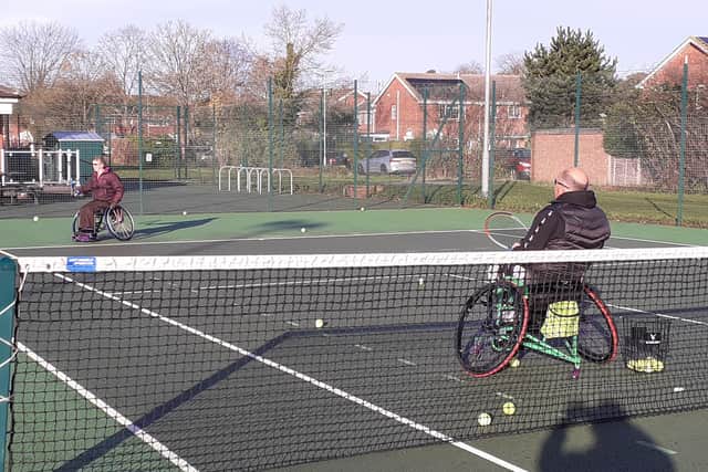 Wheelchair tennis sessions are now available in Sleaford.
