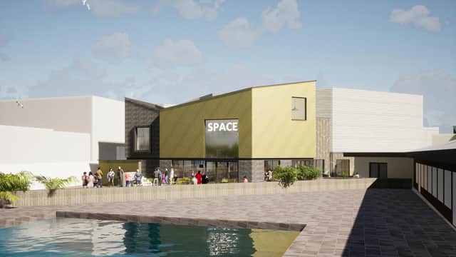 Artist's impression of the new cultural house in Skegness.