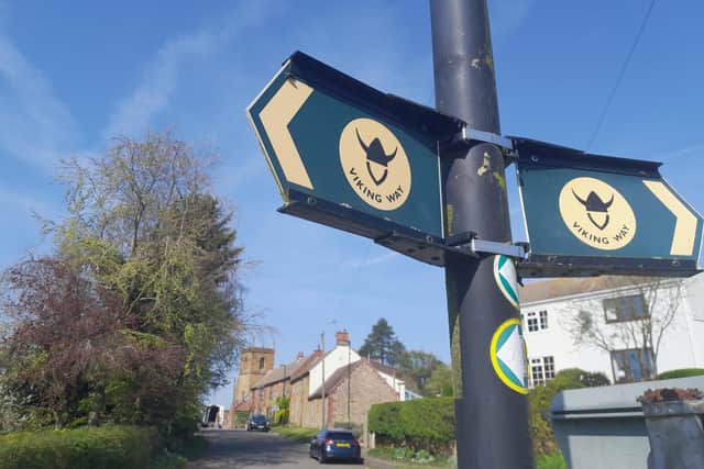 The route includes a section of the long-distance trail, giving walkers a flavour of the varied landscapes it crosses.