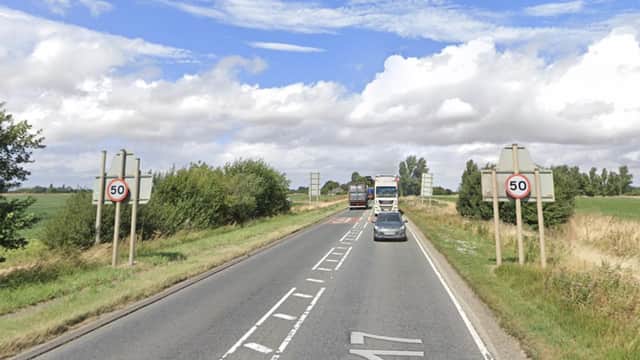 The speed limit for some of the 50mph stretch of the A17 is proposed to be reduced to 40mph. Photo: Google