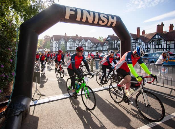 The Dambusters Ride 2022 on behalf of the Royal Air Force Benevolent Fund started at the Petwood Hotel in Woodhall Spa.