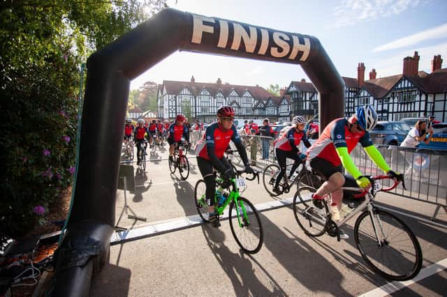 The Dambusters Ride 2022 on behalf of the Royal Air Force Benevolent Fund started at the Petwood Hotel in Woodhall Spa.