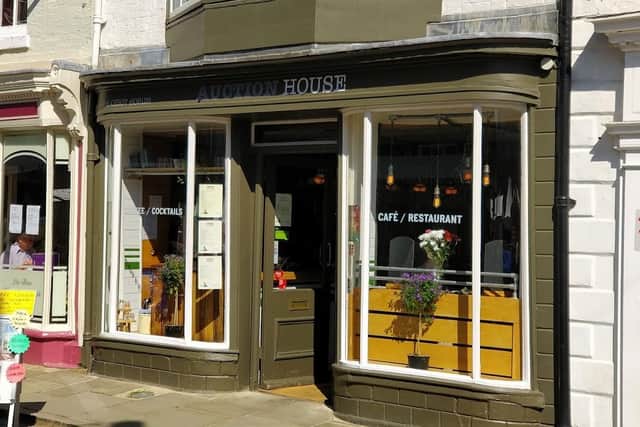 The Auction House in Louth, which has been named one of the top local restaurants in the UK.