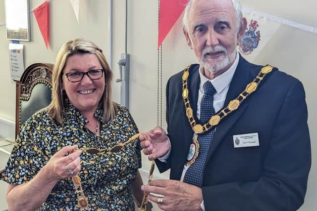 Coun Claire Arnold (left), a former Mayor of Mablethorpe, says Lincs 2030 "marks a turning point for our county".