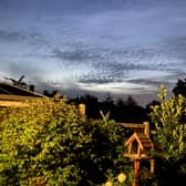 A stunning shot of the night sky above his garden by Eastwood's David Hodgkinson.