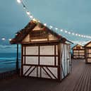 Preparations are underway for a Christmas market and ice skating on Skegness Pier.