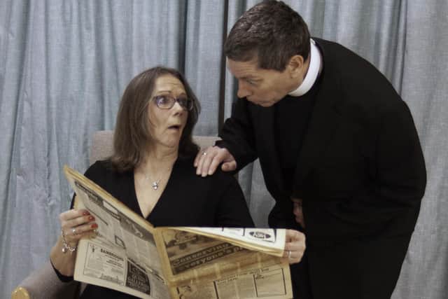 Jackie Dowse as Harriete and Andy Masters as Rev. Arthur Humphrey.