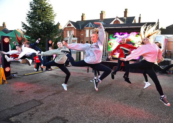 Festive  Fabuloso had Wainfleet dancing at the Christmas market and lights switch-on.