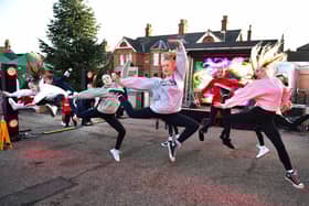Festive  Fabuloso had Wainfleet dancing at the Christmas market and lights switch-on.