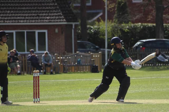 Alicia Shaw in action for Lincolnshire Women.