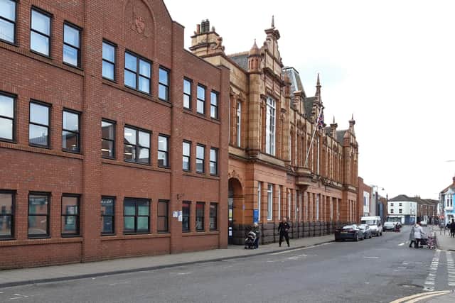The Municipal Buildings, Boston. Library image.