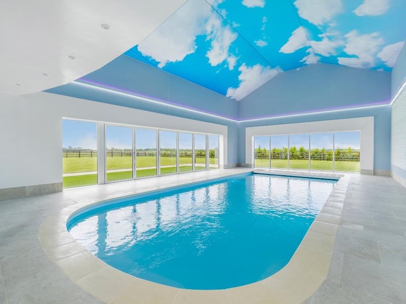 The swimming pool.