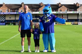 Winner Ivy Barksby with boss Russ Wilcox and Trenton.