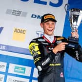 Dessoy on podium. Photo: PHR performance