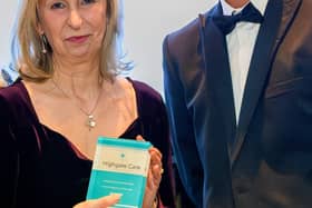 Janet Atkinson with Richard Hoggart, owner of Highgate Care.